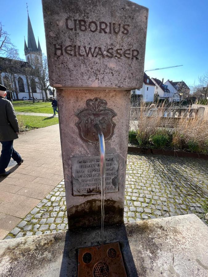 Zentrale Ferienwohnung Bad Lippspringe Buitenkant foto